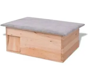 vidaXL Casă pentru arici, 45 x 33 x 22 cm, lemn
