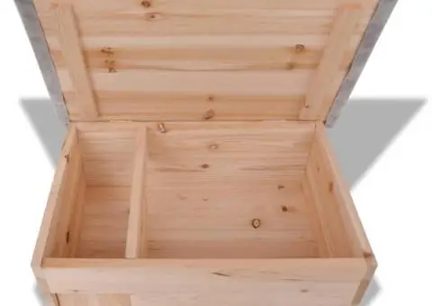 Casă pentru arici, 45 x 33 x 22 cm, lemn - 4/5