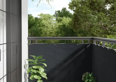 Prelată balcon, material textil oxford, 90 x 400 cm, antracit - 1/5