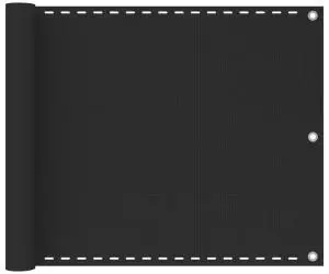 vidaXL Prelată pentru balcon din HDPE 75 x 600 cm, antracit
