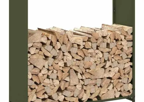 Suport pentru lemne de foc Verde măsline Oțel laminat la rece - 4/5