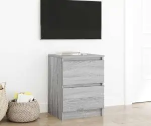 vidaXL Dulap TV Gri Sonoma 40x35x54 cm lemn prelucrat