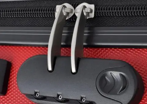 Set valize rigide, roșu, 3 buc., 45,5/55/66 cm - 5/5