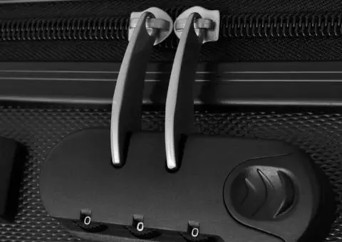 Set valize rigide, negru, 3 buc., 45,5/55/66 cm - 5/5