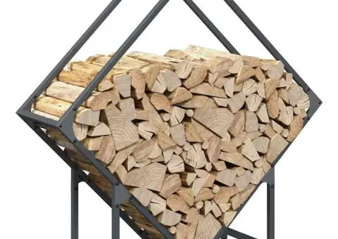 Suport pentru lemne de foc Antracit Oțel laminat la rece - 4/5