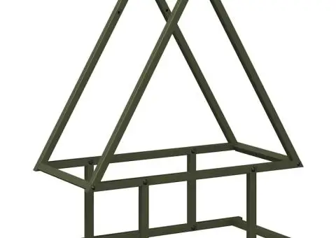 Suport pentru lemne de foc Verde măsline Oțel laminat la rece - 2/5