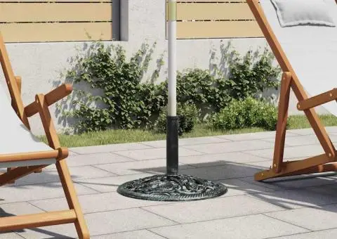 Bază pentru umbrelă din fontă, 12 kg, 48 cm - 1/5
