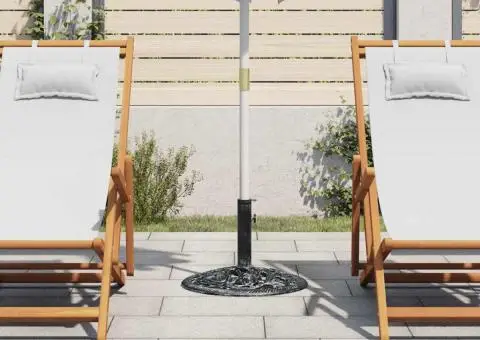 Bază pentru umbrelă din fontă, 12 kg, 48 cm - 3/5