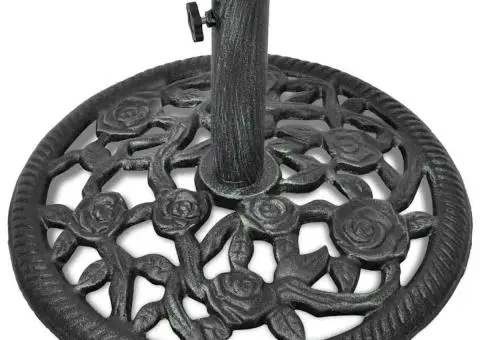 Bază pentru umbrelă din fontă, 12 kg, 48 cm - 4/5