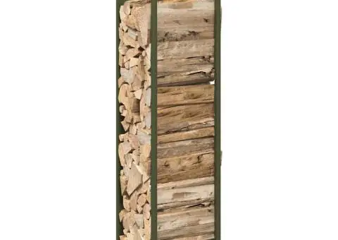 Suport pentru lemne de foc Verde măsline Oțel laminat la rece - 4/5