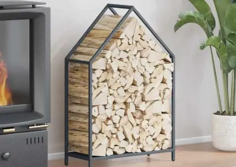 Suport pentru lemne de foc Antracit Oțel laminat la rece - 1/5