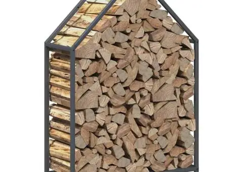 Suport pentru lemne de foc Antracit Oțel laminat la rece - 4/5