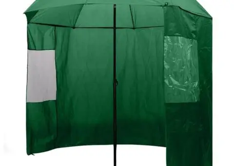 Umbrelă pentru pescuit, verde, 240x210 cm - 1/5