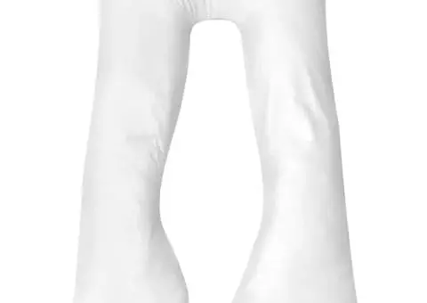 Pernă de sarcină 90 x 145 cm, alb - 1/4