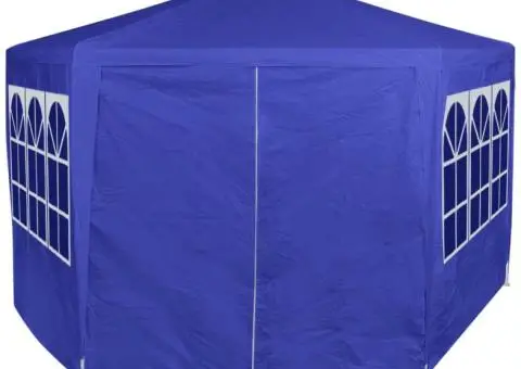 42347 Marquee with 6 Side Walls Blue 2x2 m - 3/5