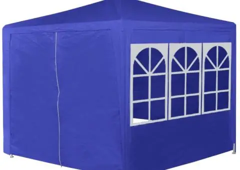42347 Marquee with 6 Side Walls Blue 2x2 m - 4/5