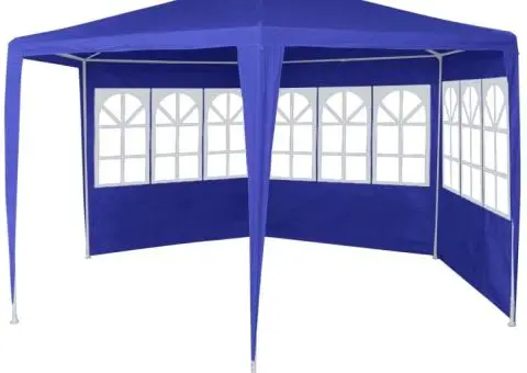 42347 Marquee with 6 Side Walls Blue 2x2 m - 5/5
