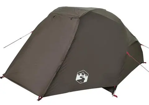 Cort de pescuit pentru 3 persoane, maro, rezistent la apă - 4/5