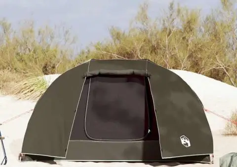 Cort de pescuit pentru 3 persoane, maro, rezistent la apă - 5/5