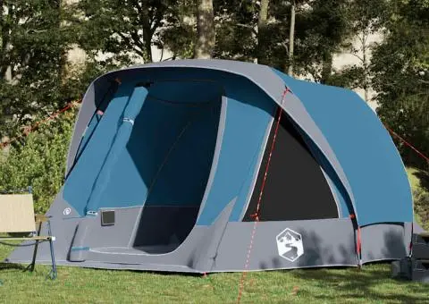 Cort de familie pentru 6 persoane, albastru, impermeabil - 1/5