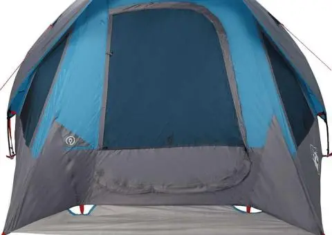 Cort de familie pentru 6 persoane, albastru, impermeabil - 5/5