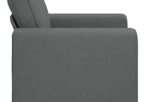 Canapea Scaun Gri Inchis 60 cm Tesatura - 5/5