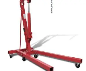 vidaXL Macara pliabilă pentru motor de 2 tone, 88,2 kg