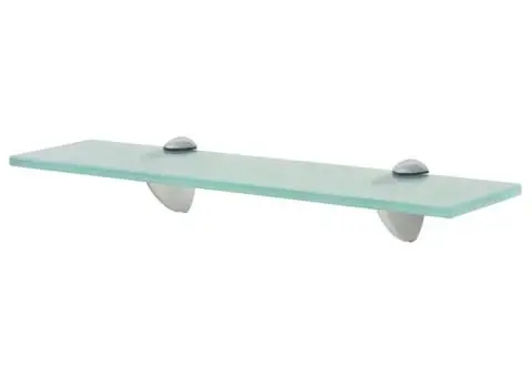 Raft suspendat din sticlă, 40 x 10 cm, 8 mm - 1/4