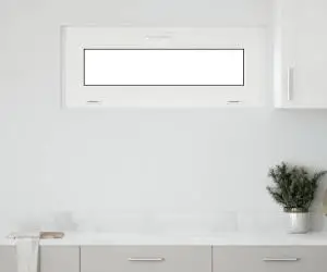 vidaXL Fereastră de subsol „RISOR” 100x40 cm înclinat 3 geam alb