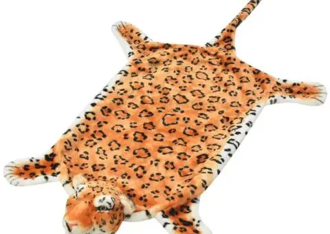 Covor cu model leopard 139 cm Pluș Maro - 1/4