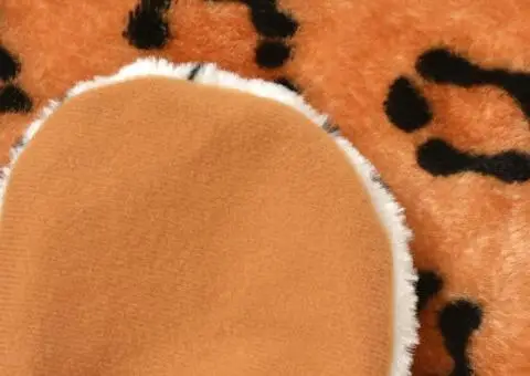 Covor cu model leopard 139 cm Pluș Maro - 3/4