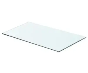 vidaXL Raft din sticlă transparentă, 60 x 30 cm