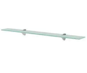 vidaXL Raft suspendat din sticlă, 80 x 20 cm, 8 mm