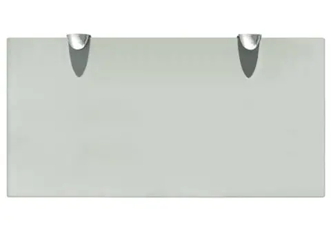 Raft suspendat din sticlă, 40 x 20 cm, 8 mm - 3/4