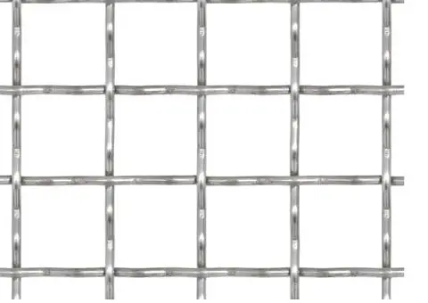 Gard sârmă sertizată, 50x50 cm, 21x21x2,5 mm, oțel inoxidabil - 3/3