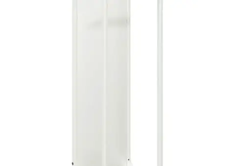 Suport pentru lemne de foc alb 25x25x80 cm Oțel laminat la rece - 2/5