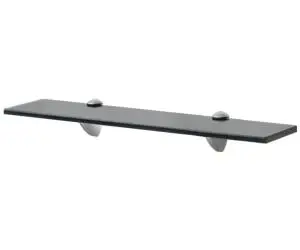 vidaXL Raft suspendat din sticlă, 50 x 20 cm, 8 mm