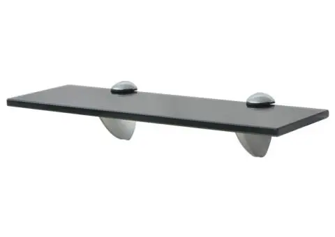 Raft suspendat din sticlă, 30 x 10 cm, 8 mm - 1/4