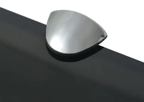 Raft suspendat din sticlă, 30 x 10 cm, 8 mm - 4/4