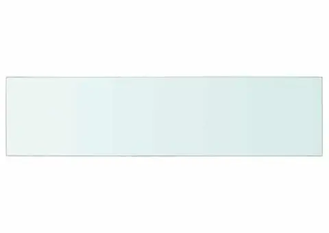 Raft din sticlă transparentă, 100 x 25 cm - 2/2