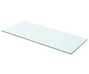 vidaXL Raft din sticlă transparentă, 60 x 20 cm