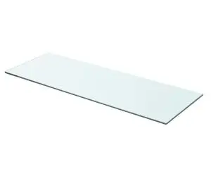 vidaXL Raft din sticlă transparentă, 70 x 25 cm