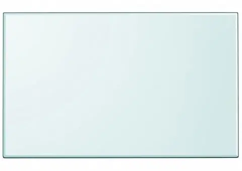 Blat de masă, sticlă securizată, dreptunghiular, 1000 x 620 mm - 1/4