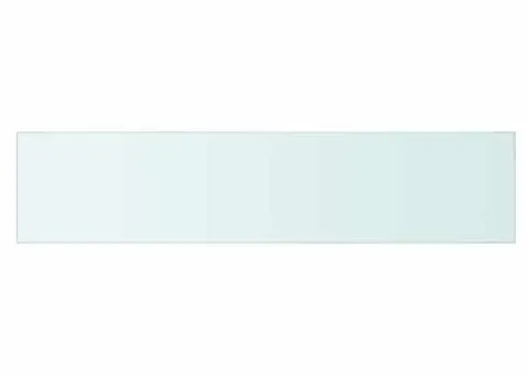 Raft din sticlă transparentă, 90 x 20 cm - 2/2