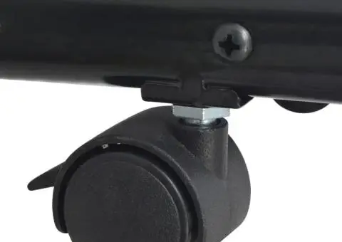 Raft reviste A4, 47 x 40 x 134 cm, negru și alb - 5/5