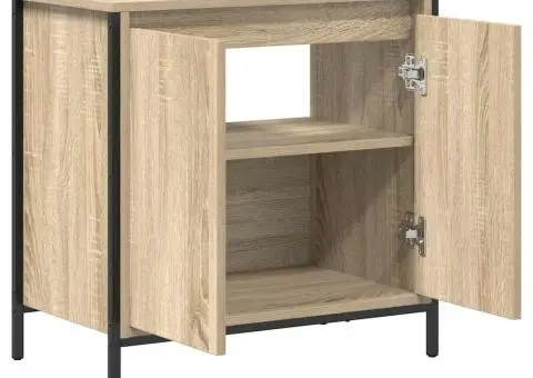 Dulap pentru lavoar baie Stejar Sonoma 60x34,5x60 cm - 5/5