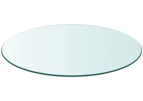 Blat de masă din sticlă securizată rotund 400 mm - 2/4