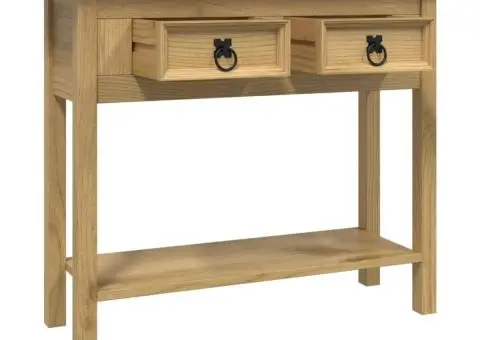 Masă consolă, gama Corona, pin mexican, 93x34,5x73 cm - 4/5