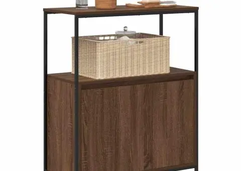 Dulap de baie cu rafturi Stejar maro 76,5x35x95 cm - 4/5