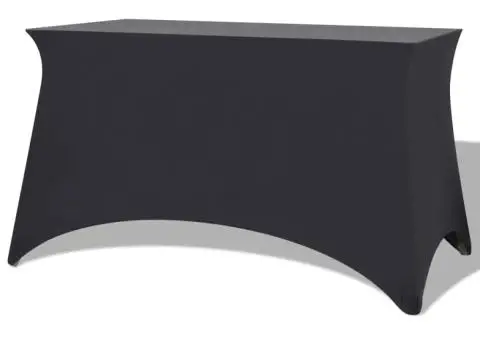 Huse elastice pentru masă, antracit, 183 x 76 x 74 cm, antracit - 1/5